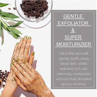 250g Arabica Coffee Body Scrub Cream Dry Dead Skin Exfoliating Polish Paste Anti Cellulite Stretch Mark Deep Cleansing ALODIA STORE