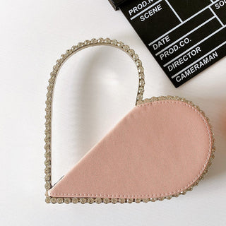 Luxury Colored Diamond Half Moon Women Purses and Handbags Evening Bag Serpentine Designer Party Clutch Bag Chic Wedding Bag ALODIA STORE