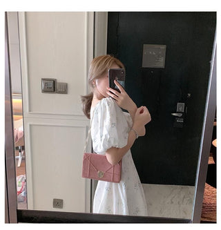 Summer Elegant Puff Sleeve French Floral Print Mini Dress Japan Style Kawaii Dress Women 2023 ALODIA STORE