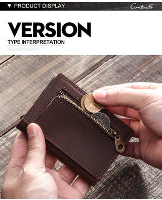 Customize Men Card Wallet Business Credit Card Holders leather ALODIA STORE