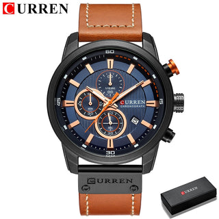 CURREN Fashion Date Quartz Men Watches Top Brand Luxury Male Clock Chronograph Sport Mens Wrist Watch Hodinky Relogio Masculino ALODIA STORE
