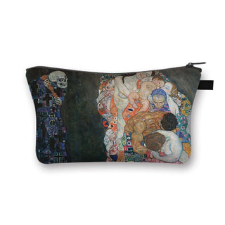 Starry Night / Kiss / Waterlily Painting Cosmetic Bag Van Gogh / Gustav Klimt / Monet Women ALODIA STORE