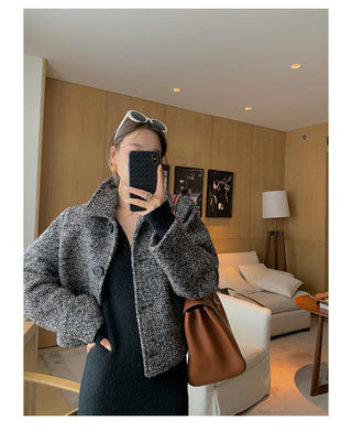 Elegant Long White Knitting Dress Women Winter V-Neck Long ALODIA STORE