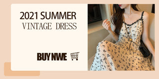 Spaghetti Strap Women French Elegant Vintage Floral Dress sweat ALODIA STORE