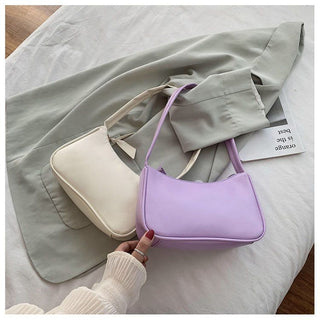 Fashion Design Women Small  Handbags Soft PU Leather Ladies Armpit Shoulder Bags Vintage Simple Girls Clutch Purse Tote ALODIA STORE