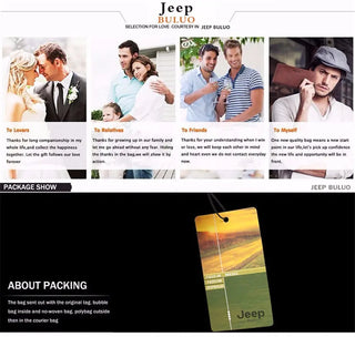 JEEP BULUO Leather Men Clutch Wallet Brand Purse For Phone Double Zipper Luxury Wallet Leather Clutch Bag Large Capacity  ALODIA STORE
