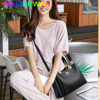 Women Elegrant Top-Handle Bags for Laidies Luxury Designer Handbags Vintage Shoulder Messenger Bags Large Capacity Hand Bag Sac ALODIA STORE