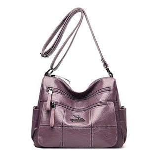 Vintage Women Shoulder Bag Branded Quality Leather Crossbody Bags ALODIA STORE