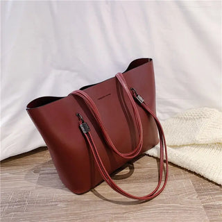 Solid Color Half Moon Bag PU Leather Shoulder Bags for Women 2021 Large Capacity Female Casual Tote High Quality Brand Handbags ALODIA STORE