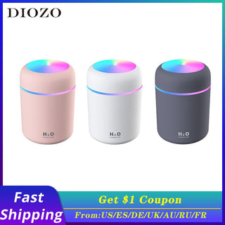 VIP Portable Humidifier USB Ultrasonic Dazzle Cup Aroma Diffuser Cool Mist Maker Air Humidifier Purifier with Romantic Light alodia store