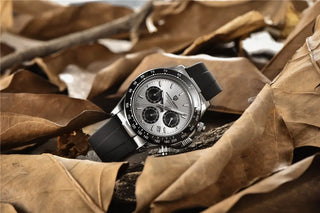 PAGANI DESIGN Top Brand New Men Quartz Wristwatch Luxury Sapphire Glass Sports Watch Rubber Strap Chronograph Watch Men Relogio ALODIA STORE