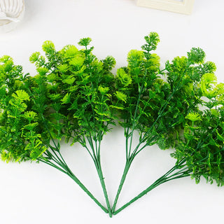 Artificial Flowers Plants Long Stem Plastic Persian Eucalyptus Leaf Fish Herb Home Office Table Centerpieces Garden Decoration ALODIA STORE