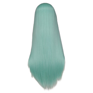 QQXCAIW Long Straight Cosplay Wig Black Purple Pink Blue Sliver Gray Blonde White Orange Brown Synthetic Hair Wigs ALODIA STORE