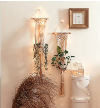 Big Macrame Hanging Planter Hanging Pot Plant Pot Macrame Plant Hangers Air Plant Holder Plant Hanging Decoration ALODIA STORE