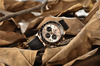 PAGANI DESIGN Top Brand New Men Quartz Wristwatch Luxury Sapphire Glass Sports Watch Rubber Strap Chronograph Watch Men Relogio ALODIA STORE