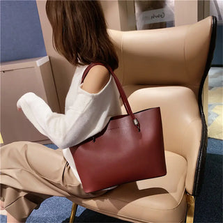 Solid Color Half Moon Bag PU Leather Shoulder Bags for Women 2021 Large Capacity Female Casual Tote High Quality Brand Handbags ALODIA STORE