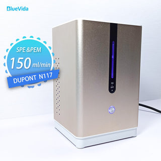 Bluevida 99.99% High Purity Hydrogen Inhalation Machine Low Noise Make Hydrogen Water H2 Inhalation Generator SPE/PEM 150ml/m alodia store