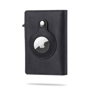 Top Carbon Fiber For Apple Airtag Wallet Men Business ID card ALODIA STORE