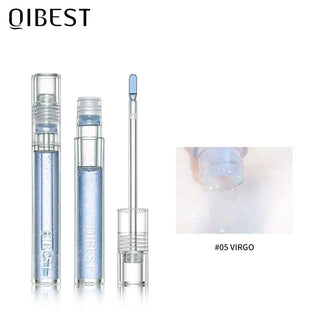 QIBEST Transparent Lip Gloss Plumping Lip Plumper Shimmer Glossy Moisturizing Lip Tint Nourise Mirror Lipgloss Base Natural ALODIA STORE