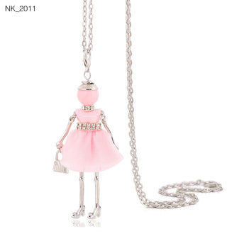 Cute Women Necklace Statement Lady Charm Long Trendy Necklace New Fashion Female Big Pendant Lovely Jewelry Gift Wholesale ALODIA STORE