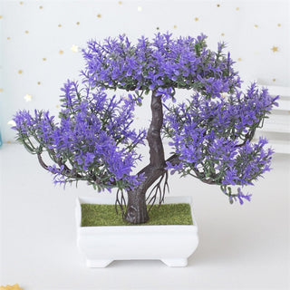 Artificial Plastic Plants Bonsai Small Tree Pot ALODIA STORE