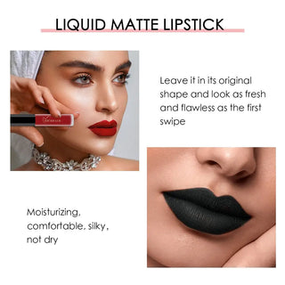 NICEFACE Lip Gloss Nude Matte Liquid Lipstick Lipgloss Waterproof Lip - Alodia Store