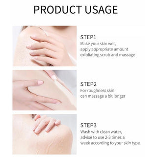 100g Face Body Skin Scrub Deep Cleansing Face Scrub Exfoliating Hydrating Scrub Cream Mud Exfoliating Gel Body Lotion ALODIA STORE