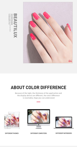 Beautilux Nail Gel Polish Kit Hot ALODIA STORE
