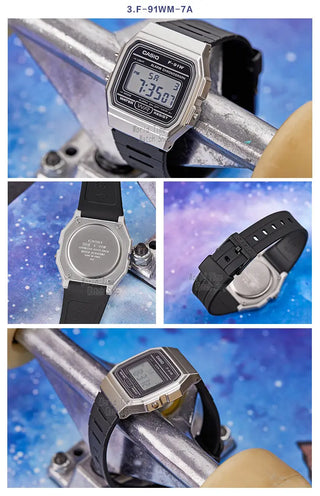 Casio watch  men top luxur set military LED relogio digital watch sport Waterproof quartz men watch Neutral watchs F91W series ALODIA STORE