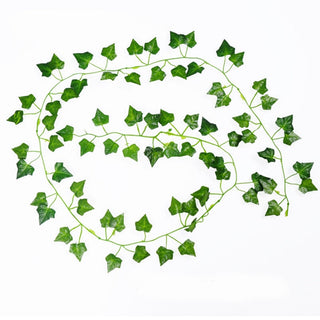 1Pcs 210Cm Green Silk Artificial Hanging Christmas Garland Plants Vine Leaves Diy Home Wedding Party Bathroom Garden Decoration ALODIA STORE