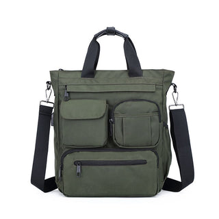 Multifunction Men Handbag Waterproof Men's Handbag Large Crossbody Shoulder Bags Business Office Messenger Bag Back Pack XA668C ALODIA STORE