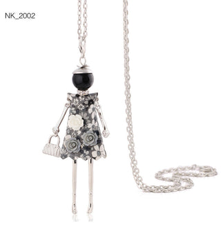 Cute Women Necklace Statement Lady Charm Long Trendy Necklace New Fashion Female Big Pendant Lovely Jewelry Gift Wholesale ALODIA STORE