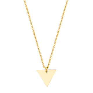 Wild&amp;Free Gold Plated Triangle Moon Star Pendant Necklace For Women Girls Short Geometric Charm Necklace ladies gift ALODIA STORE