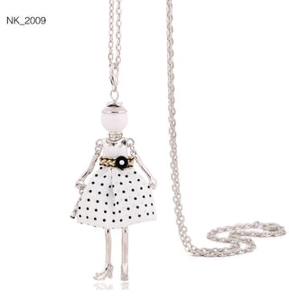 Cute Women Necklace Statement Lady Charm Long Trendy Necklace New Fashion Female Big Pendant Lovely Jewelry Gift Wholesale ALODIA STORE