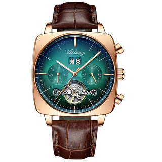 AILANG new watch men's automatic mechanical watch waterproof tourbillon black technology luminous fashion men's watch ALODIA STORE