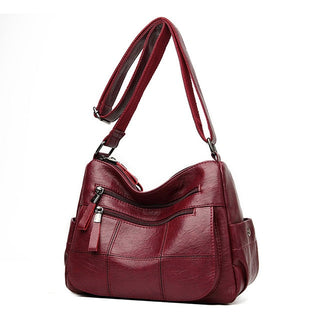 Vintage Women Shoulder Bag Branded Quality Leather Crossbody Bags ALODIA STORE