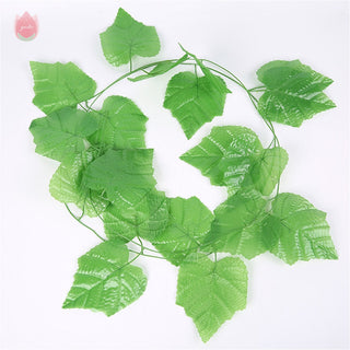 1Pc 230Cm Green Vine Silk Artificial Ivy Hanging Leaf Garland Plant Creeper Leaf Home Decor Wedding Bathroom Garden Decoration ALODIA STORE
