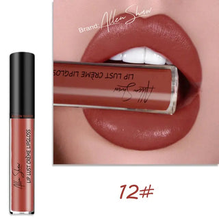 12 colors silky cream texture lip gloss lip glaze easy to color lasting moisturizing lipstick makeup ALODIA STORE