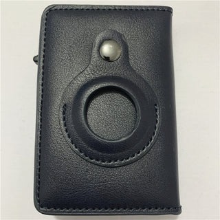 Top Carbon Fiber For Apple Airtag Wallet Men Business ID card ALODIA STORE