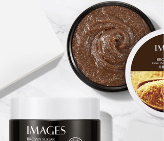Brown Sugar Body Facial Scrub Natural Facial Exfoliator Exfoliating Whitening Brightening Peeling Cream Gel Face Scrub Removal ALODIA STORE