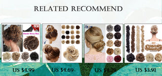 HAIRRO Synthetic Chignon Drawstring Scrunchies Elastic Band Hair Bun Straight Updo Hairpiece Synthetic Hair Natural Fake Hair ALODIA STORE