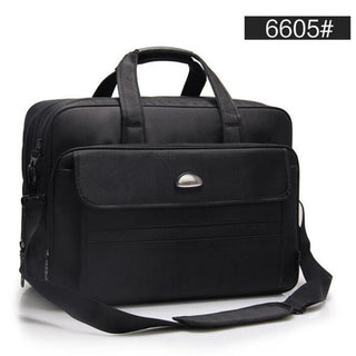 Large Capacity Business Men 17 Inches Briefcases Black Bags Men's Waterproof Computer Laptop Briefcase Male Travel Shoulder Bag ALODIA STORE
