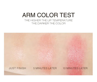 O.TWO.O Lip Balm Temperate Changing Lipstick Long Lasting Hygienic Moisturizing Lipstick Anti Aging Makeup Pink Lip Care ALODIA STORE