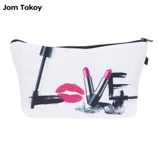 Cosmetic Organizer Bag  Heat Transfer Printing Women Travel ALODIA STORE