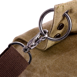 Women Canvas Messenger Bags Female Crossbody Bags Solid Shoulder Bag Fashion Casual Designer Female Handbag Large Capacity Tote ALODIA STORE