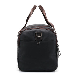 Casual Travel Duffel Bag PU Leather Men Handbags Big Large Capacity Travel Bags Black Mens Messenger Bag Tote ALODIA STORE