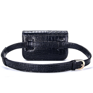 Fashion Women Luxury Leather Alligator Waist bag ALODIA STORE