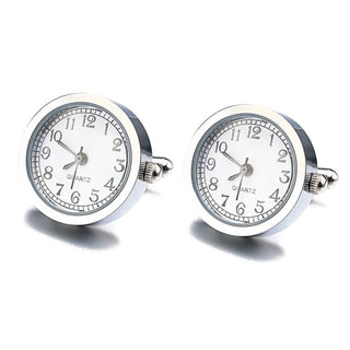 Battery Digital Watch Cufflinks For Men Lepton Real Clock ALODIA STORE
