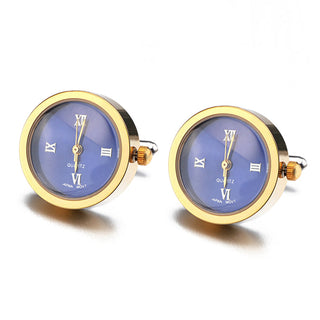 Battery Digital Watch Cufflinks For Men Lepton Real Clock ALODIA STORE