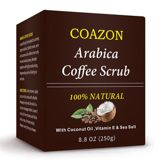 250g Coffee Scrub Body Scrub Cream Facial Dead Sea Salt For Exfoliating Whitening Moisturizing Anti Cellulite Treatment Acne ALODIA STORE